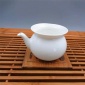 雷格 唐山骨瓷优质纯白陶瓷茶具 圆口公道杯分茶器茶楼家用可定制