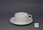 雷格 唐山骨瓷优质纯白陶瓷杯 咖啡杯碟 家用办公简约时尚可定制